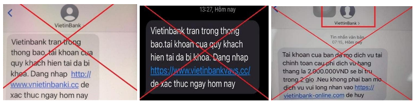 VietinBank cảnh báo những nguy cơ lừa đảo trong mùa dịch