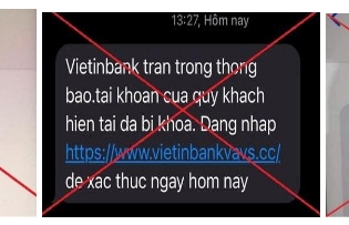 VietinBank cảnh báo những nguy cơ lừa đảo trong mùa dịch