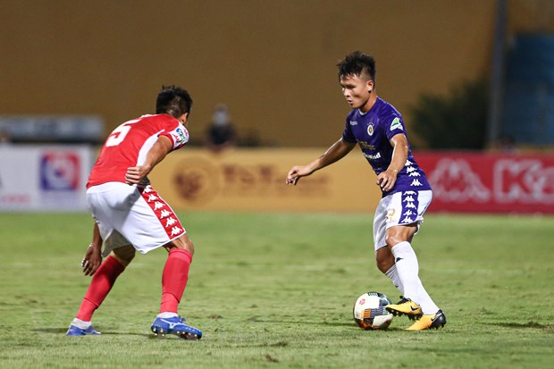 Cuoc dua vo dich V-League: Ha Noi FC va menh lenh phai thang Sai Gon hinh anh 1