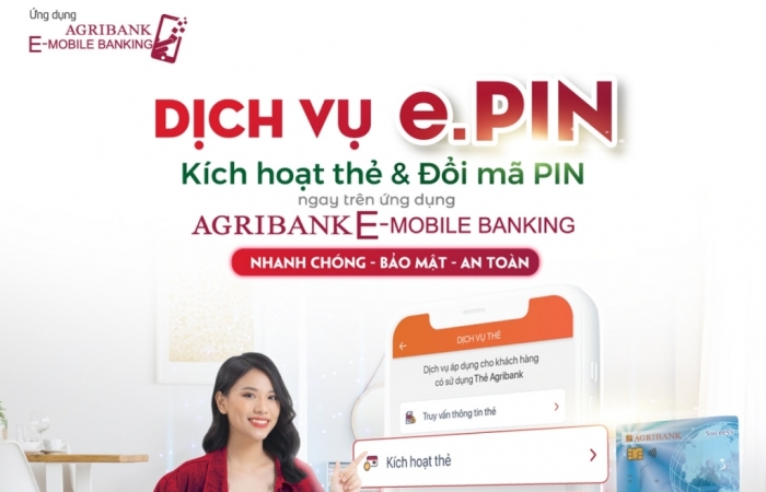 Agribank triển khai mã PIN điện tử cho khách hàng