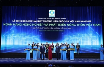 Agribank tự hào là Thương hiệu Quốc gia Việt Nam năm 2022