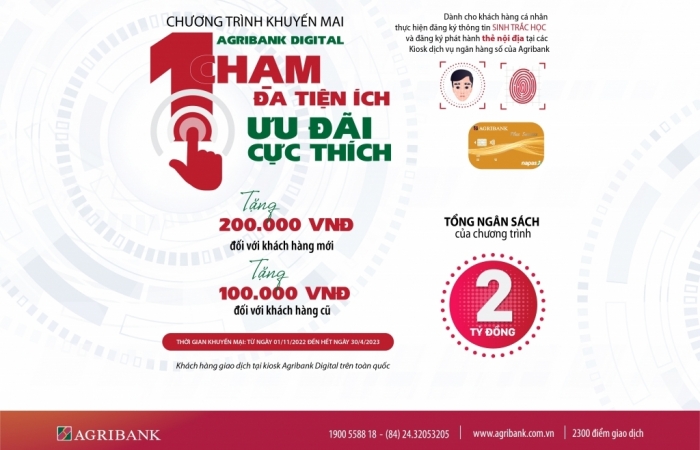 Deal xịn dành cho khách hàng trải nghiệm thẻ Agribank Digital