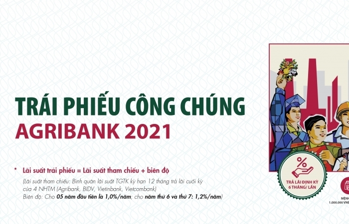 Agribank phát hành 2.000 tỷ đồng trái phiếu ra công chúng năm 2021