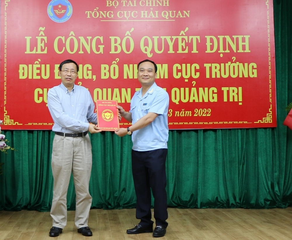 Bổ nhiệm tân Cục trưởng Cục Hải quan Quảng Trị Trần Mạnh Cường