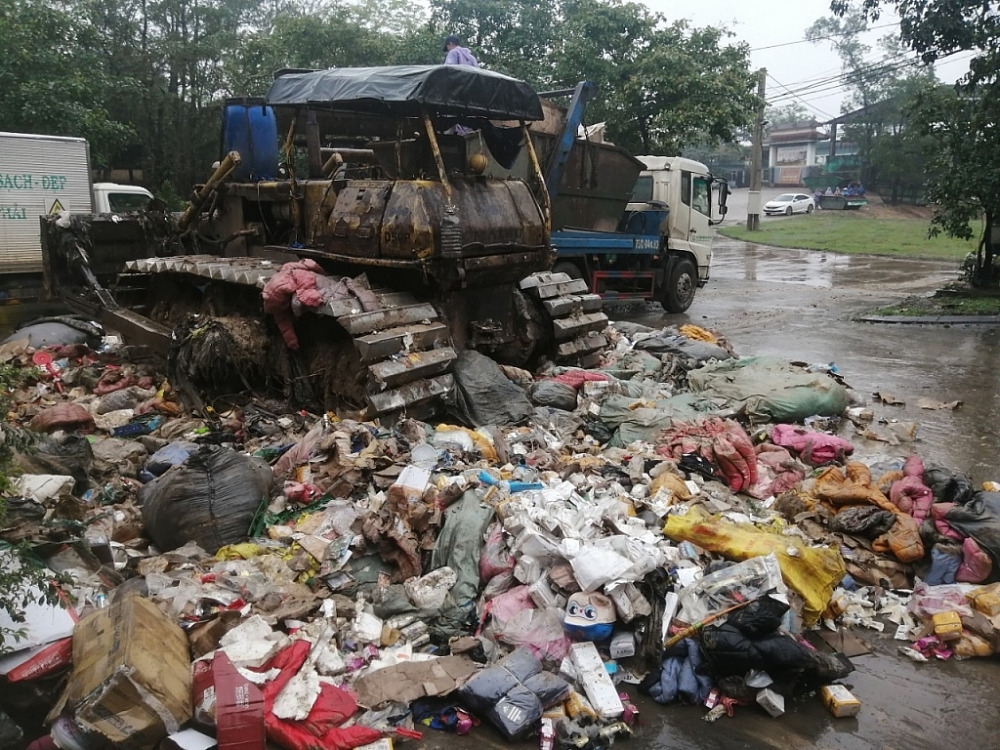 Hàng hóa bị tiêu hủy.