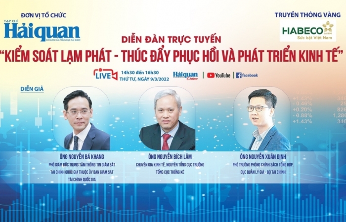 Diễn đàn trực tuyến: "Kiểm soát lạm phát- Thúc đẩy phục hồi và phát triển kinh tế”