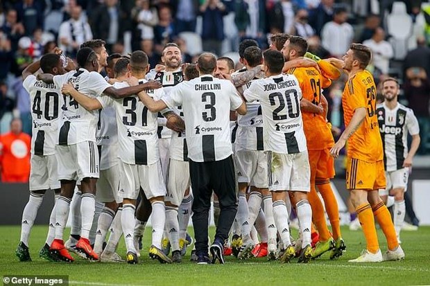 juventus va ronaldo thiet lap ky luc trong ngay vo dich serie a bong da vietnam vietnamplus