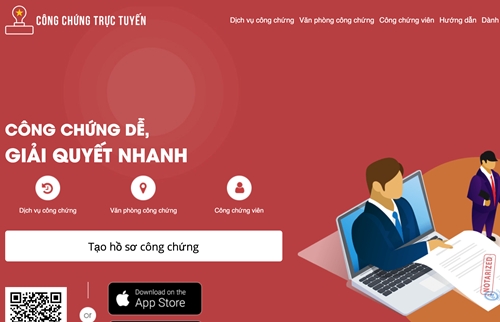 Ra mắt nền tảng công chứng trực tuyến kết nối trên cả nước