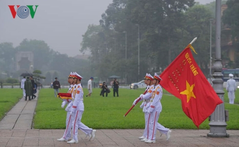 photos co ru quoc tang nguyen chu tich nuoc le duc anh tai ba dinh