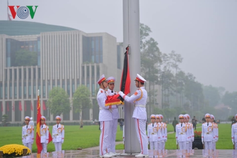 photos co ru quoc tang nguyen chu tich nuoc le duc anh tai ba dinh