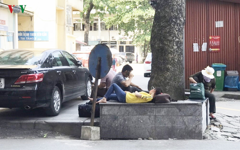 benh nhan nguoi nha lao dao vi cai nang nhu do lua o ha noi