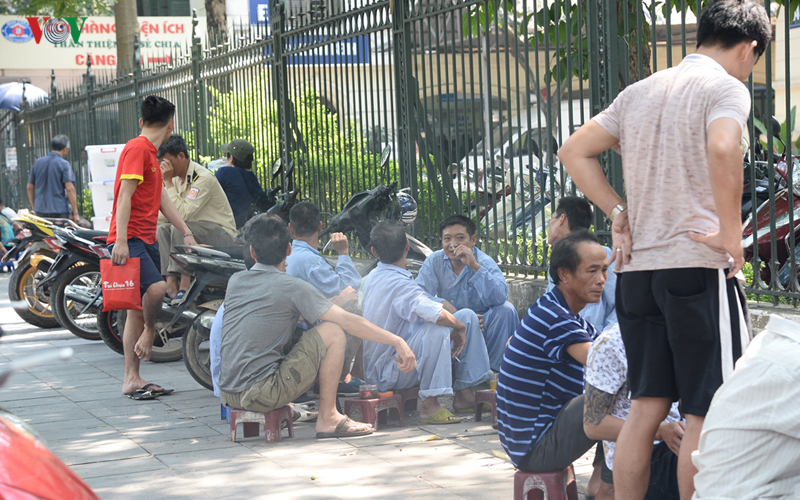 benh nhan nguoi nha lao dao vi cai nang nhu do lua o ha noi