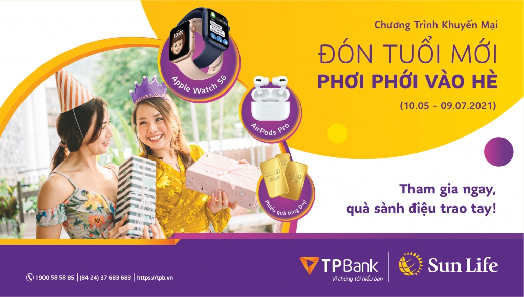 Chương trình khuyến mại “Đón tuổi mới, phơi phới vào hè” của Sun Life VN