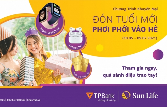 Chương trình khuyến mại “Đón tuổi mới, phơi phới vào hè” của Sun Life VN