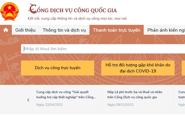 Thí điểm khai cấp hộ chiếu phổ thông qua cổng dịch vụ công