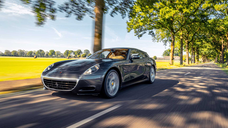 ngam ferrari 612 scaglietti duoc nang cap len thanh mot chiec sieu wagon