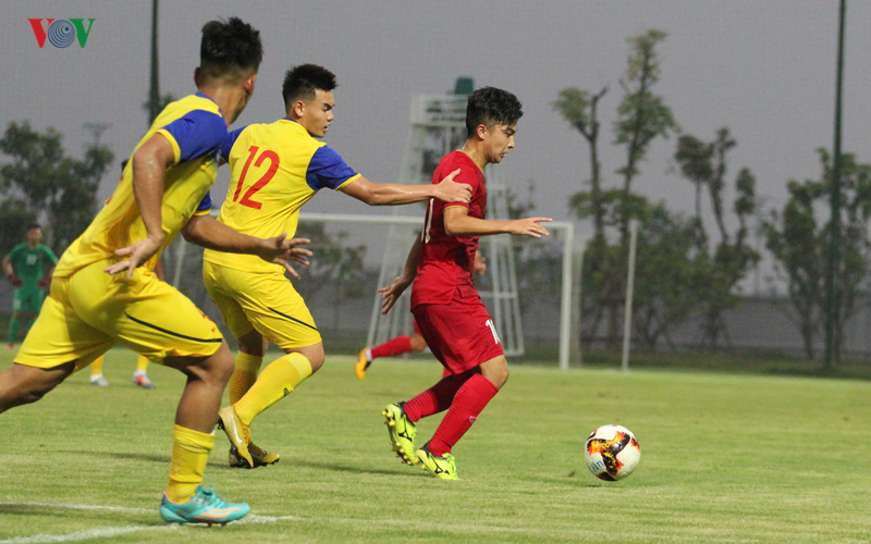 toan canh chien thang toi thieu cua u23 viet nam truoc u18 viet nam