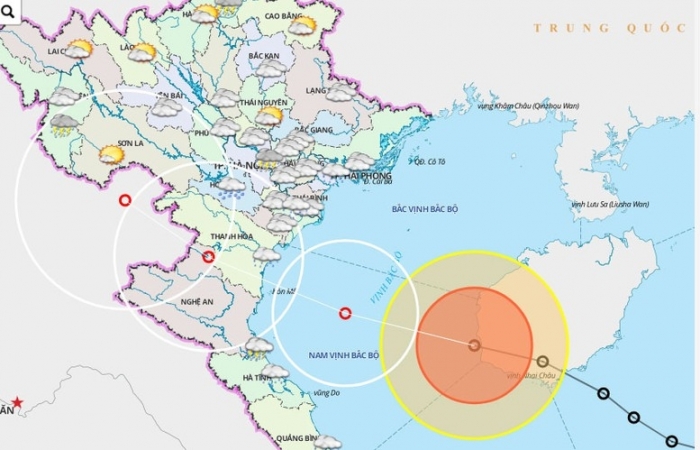 Bão số 2 có diễn biến và cường độ khó lường
