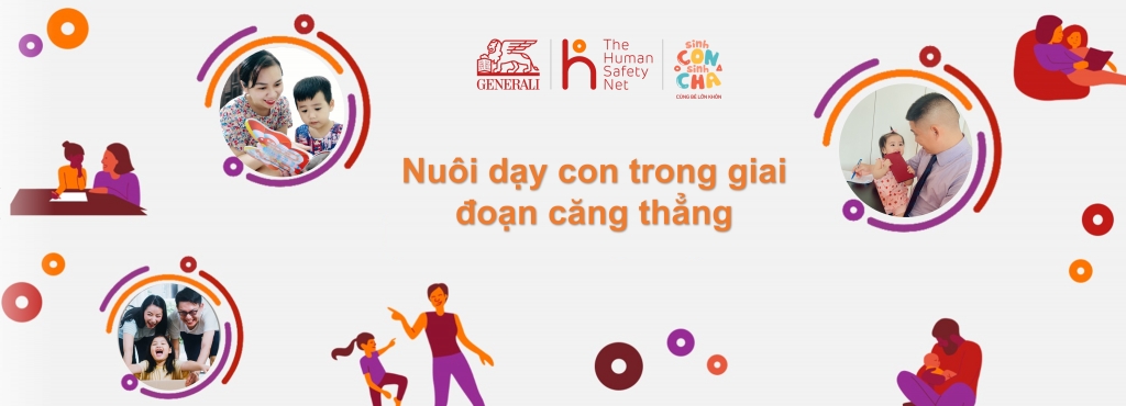 Chương trình cung cấp các nội dung xoay quanh chủ đề “nuôi dạy con trong giai đoạn căng thẳng”, do tổ chức The Human Safety Net cùng UNICEF, WHO, Đại học Oxford… phối hợp xây dựng và triển khai với hơn 2.000 nội dung bổ ích bằng hơn 20 ngôn ngữ khác nhau: //www.thehumansafetynet.org/parentingtips-vn/vietnam