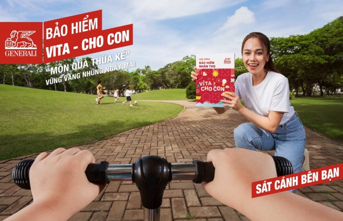 Generali Việt Nam ra mắt bảo hiểm đầu tư giáo dục "VITA – Cho con"