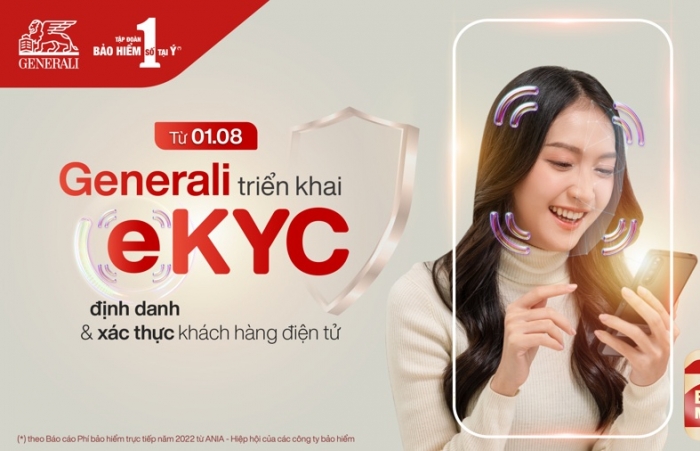 Generali Việt Nam triển khai định danh và xác thực khách hàng điện tử (KYC)