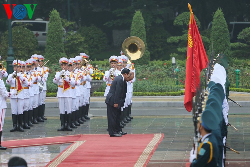 thu tuong nguyen xuan phuc chu tri le don thu tuong campuchia hun sen