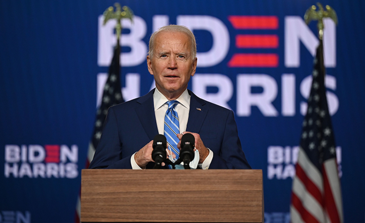 &Ocirc;ng Biden. Ảnh: AFP.