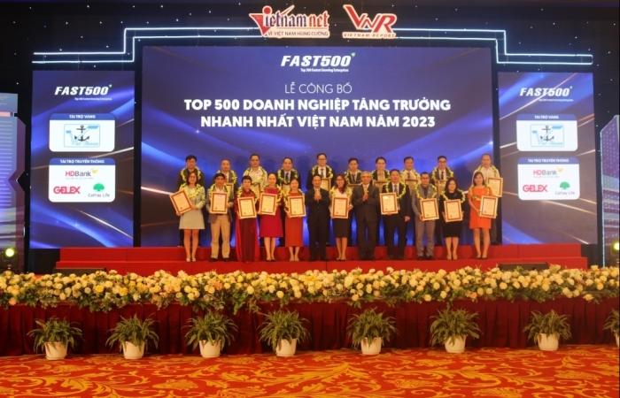 Công bố Top 500 doanh nghiệp tăng trưởng nhanh nhất Việt Nam năm 2023