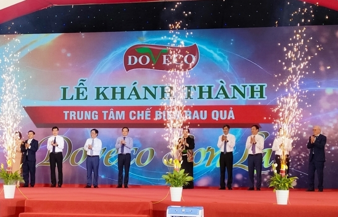 Khánh thành Trung tâm chế biến Rau quả DOVECO Sơn La