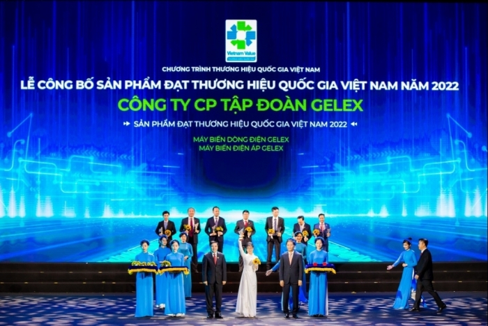 GELEX và các đơn vị thành viên đạt giải thưởng Thương hiệu quốc gia năm 2022