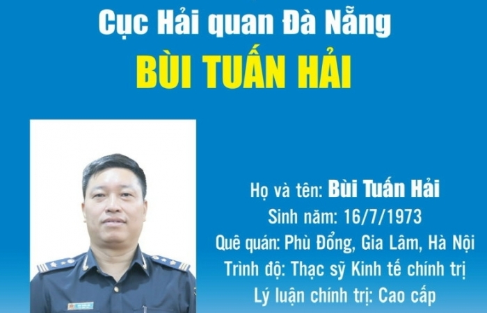 Infographics: Quá trình công tác của tân Phó Cục trưởng Cục Hải quan Đà Nẵng Bùi Tuấn Hải