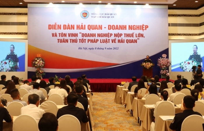 Khai mạc Diễn đàn Hải quan- Doanh nghiệp và Tôn vinh “Doanh nghiệp nộp thuế lớn, tuân thủ tốt pháp luật về Hải quan”