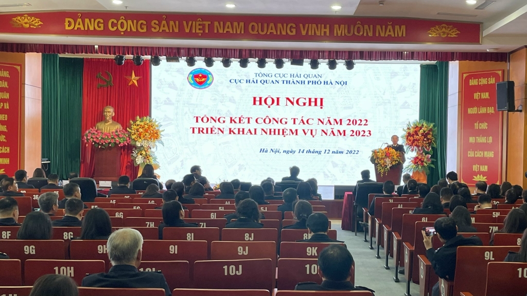 Tòa cảnh hội nghị. Ảnh: N.Linh