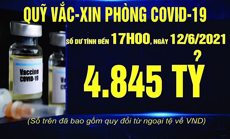 Đã có hơn 291 nghìn cá nhân, tổ chức ủng hộ Quỹ vắc xin phòng, chống Covid-19