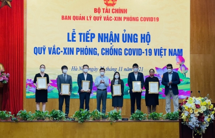 Quỹ vắc xin phòng, chống Covid-19 tiếp nhận ủng hộ từ 7 đơn vị