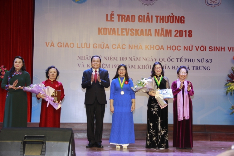 trao giai thuong kovalevskaia nam 2018