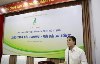 Phát động cuộc thi viết “Trao tặng yêu thương- Nối dài sự sống”