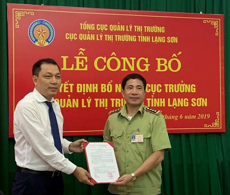 ong nguyen van truong duoc bo nhiem lam cuc truong cuc quan ly thi truong lang son