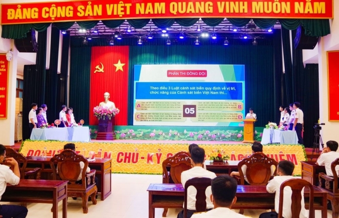 Triển khai thi trực tuyến toàn quốc tìm hiểu Luật Cảnh sát biển Việt Nam