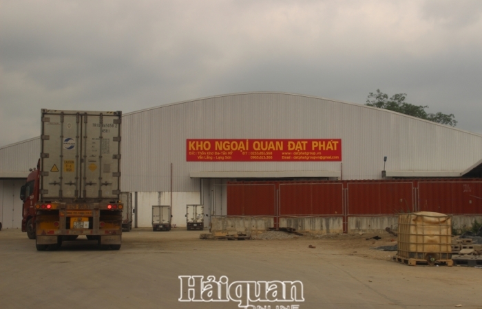 Hải quan Lạng Sơn quản lý chặt hàng hóa, phương tiện ra vào kho bãi