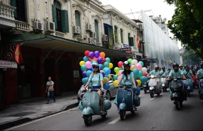 2.000 thành viên tham gia ngày hội Vespa