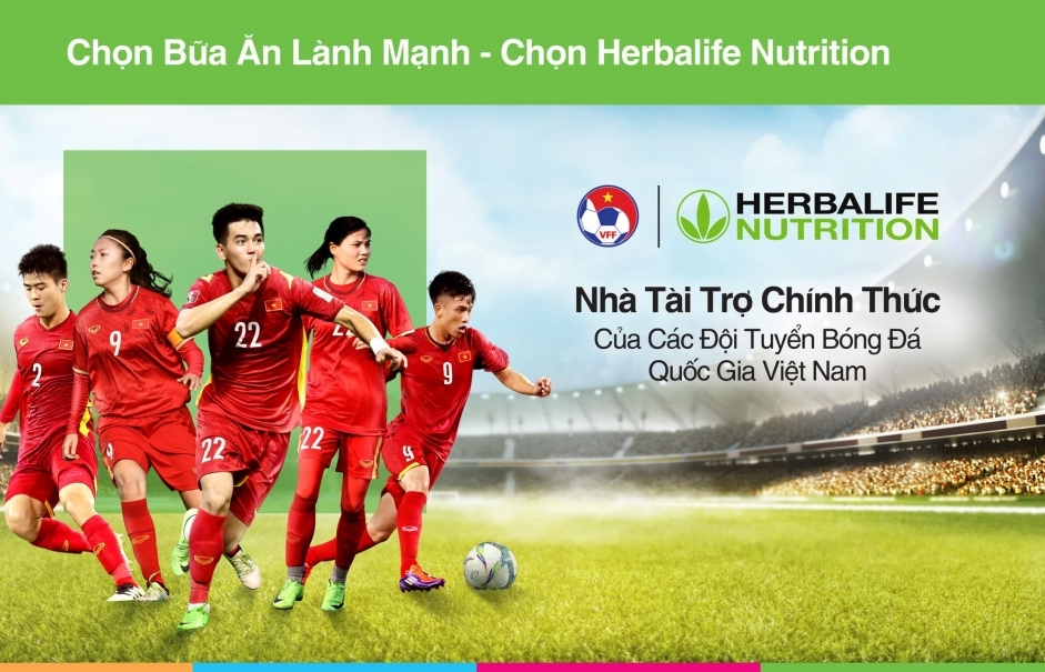 Herbalife Việt Nam trở thành Nhà Tài trợ chính thức của đội tuyển Bóng đá Việt Nam