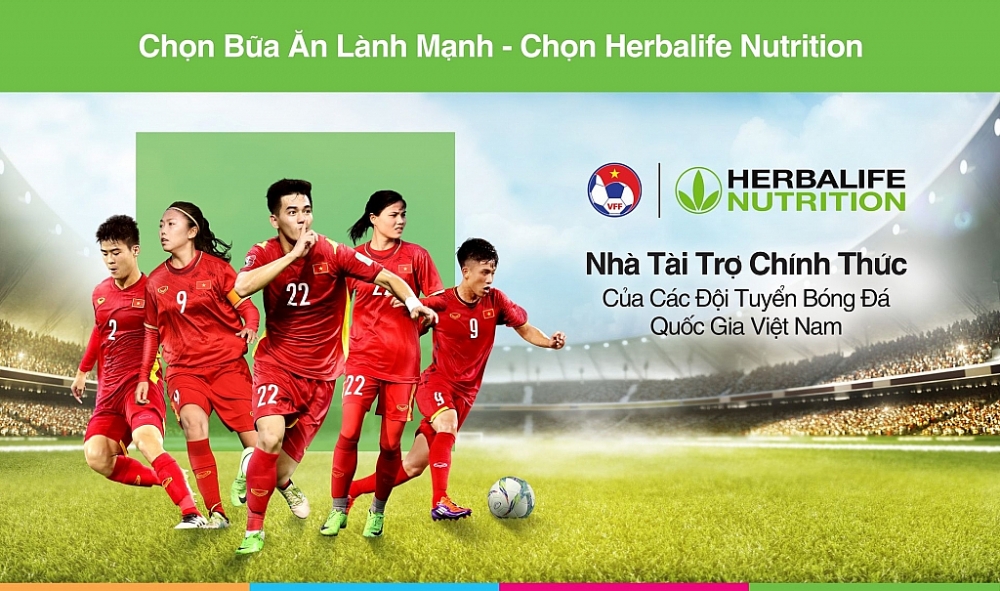 Herbalife Việt Nam trở thành Nhà Tài trợ chính thức của đội tuyển Bóng đá Việt Nam