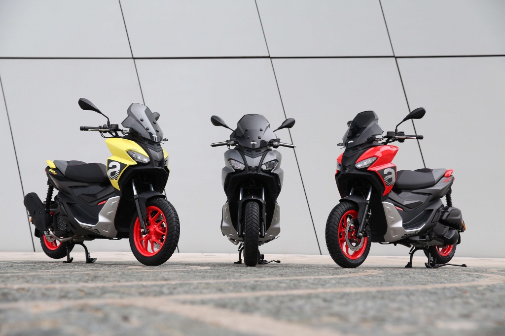 Giá gần trăm triệu Aprilia SR GT 200 sản xuất tại Việt Nam xuất khẩu đi các nước