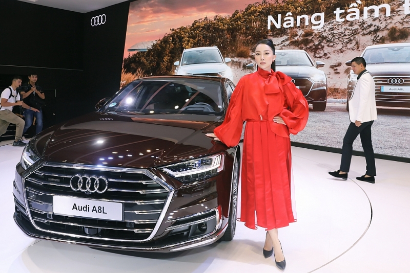 dan sao dep mau xinh cua audi tai vms 2019