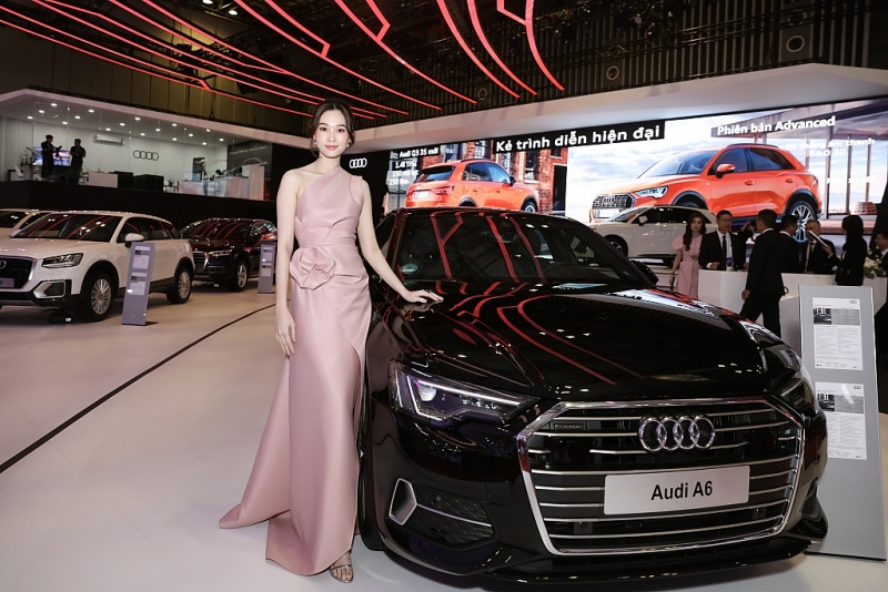 dan sao dep mau xinh cua audi tai vms 2019