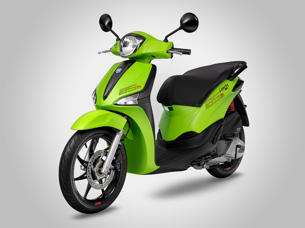 Piaggio Liberty phiên bản đặc biệt màu xanh bơ có giá 60,7 triệu đồng