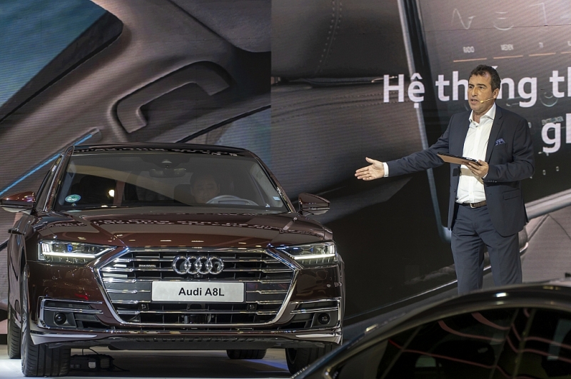 audi viet nam gioi thieu a8l 2019 tai viet nam