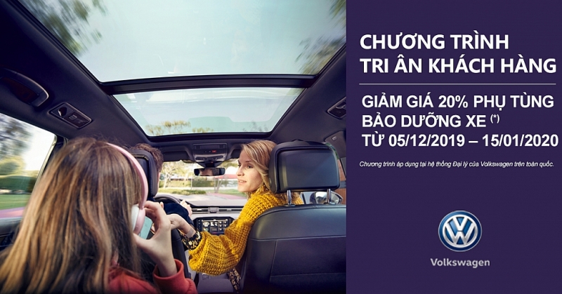 volkswagen giam 20 gia phu tung bao duong chinh hang