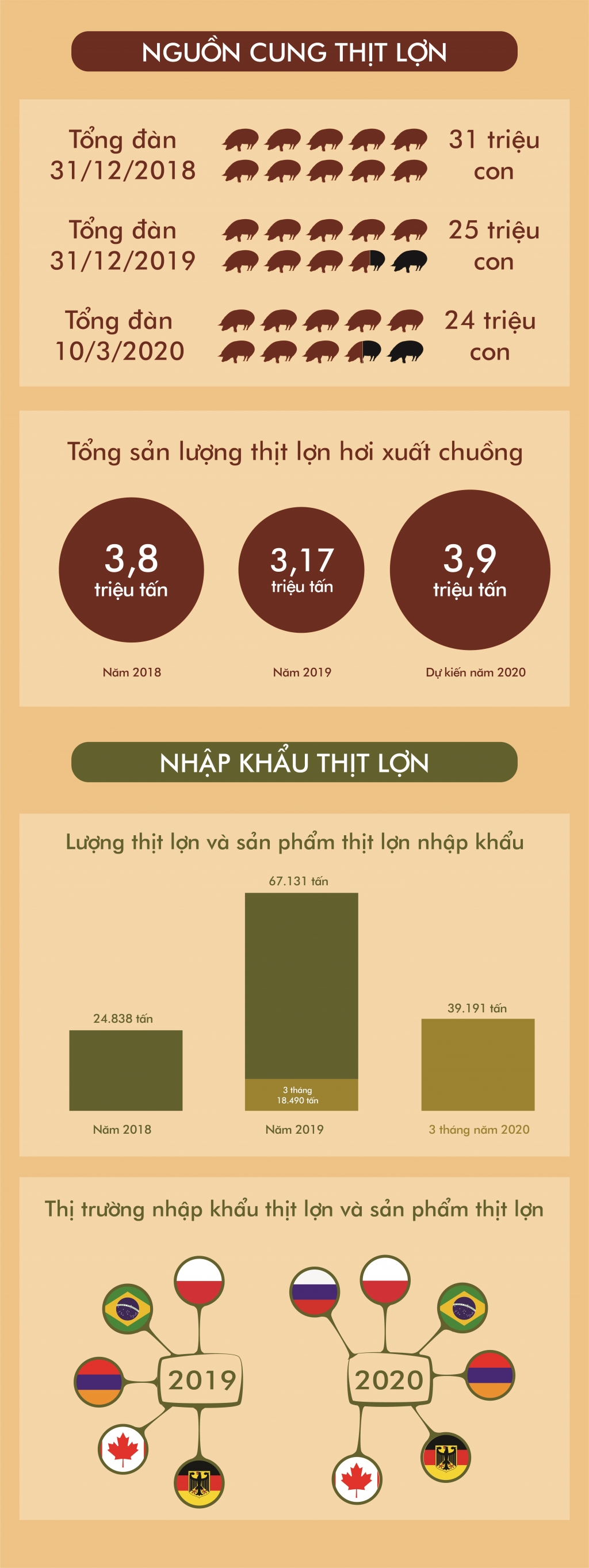 infographics nhap khau thit lon va dien bien gia thit lon